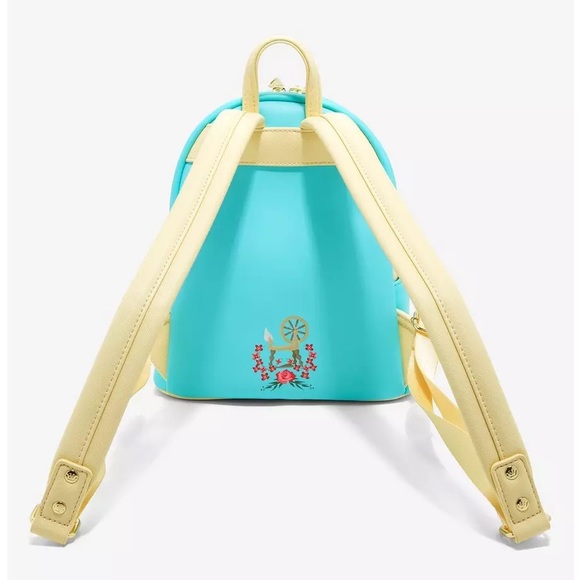 CLEARANCE - *RARE* Loungefly Disney Sleeping Beauty Floral Aurora Mini Backpack - Picture 3 of 6